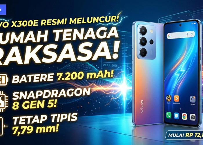 Vivo X300E Tawarkan Kombinasi Sempurna Performa Flagship dan Baterai Monster