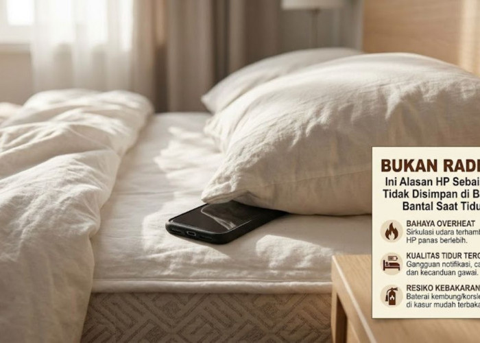Masih Suka Taruh HP di Bawah Bantal? Kebiasaan Ini Bisa Memengaruhi Kualitas Tidur dan Keamanan Perangkat