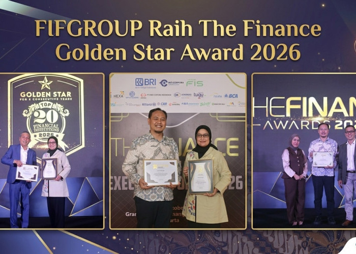 Bikin Bangga! FIFGROUP Sabet 3 Penghargaan Sekaligus, Golden Star 2026 Diraih 5 Tahun Beruntun!