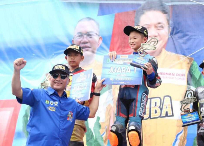 MANTAP! Atlet Binaan PPLPD Muba Juara Umum Kejurnas Motoprix Putaran 2 Regional A 
