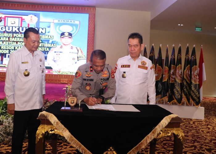  Wakapolda Kukuhkan Ketua dan Pengurus Polda Kamtibmas Bhayangkara Daerah Sumsel