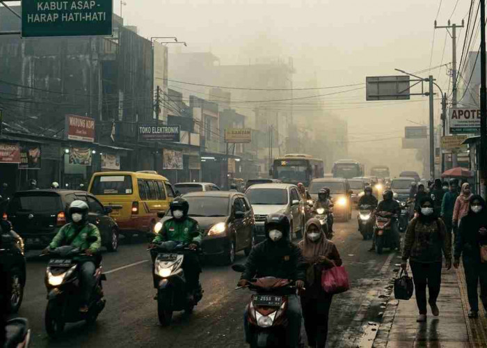 Waspada! Kabut Asap dan Udara Kabur Diprediksi Landa Sejumlah Wilayah Sumsel Hari Ini