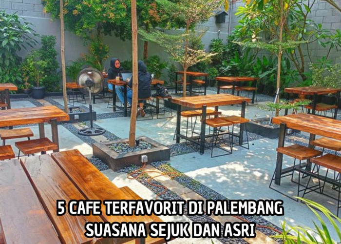Cafe Indoor dan Outdoor Paling Favorit di Palembang, Hadirkan Suasana Alam yang Sejuk, Nongkrong Semakin Betah