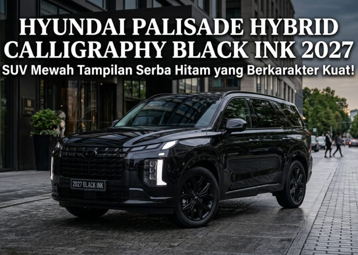 Tampil Serba Hitam yang Berwibawa, Hyundai Palisade Hybrid Calligraphy Black Ink Resmi Meluncur, Indonesia?