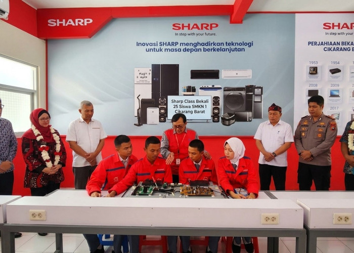 Sharp Indonesia Guncang SMKN 1 Cikarang Barat, Cetak 25 Teknisi Dewa Siap Taklukkan Industri Dunia!