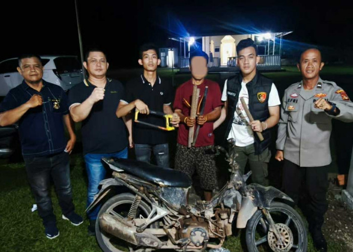 Pria 49 Tahun di Ogan Ilir Ditangkap Polisi Usai Nekat Curi Kabel Sepanjang 30 Meter