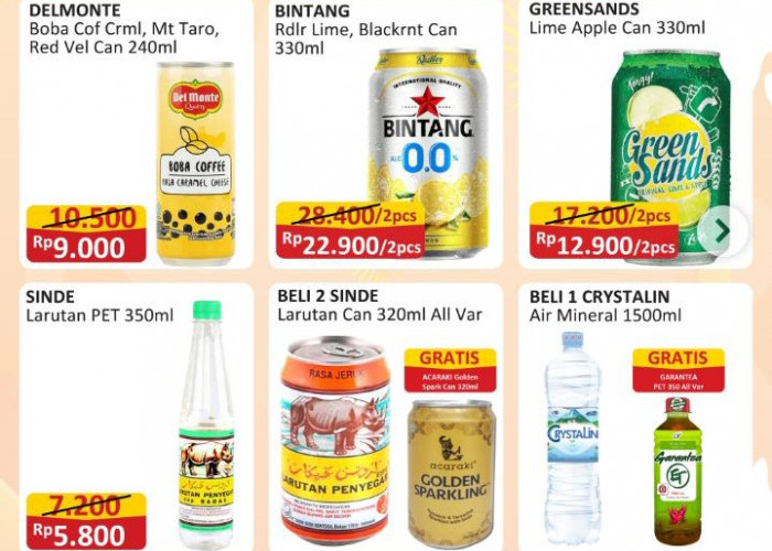 Katalog Promo Beverages Fair Alfamart hingga 15 Agustus 2023, 2 pcs Teh Pucuk hanya Rp6.800 Aja