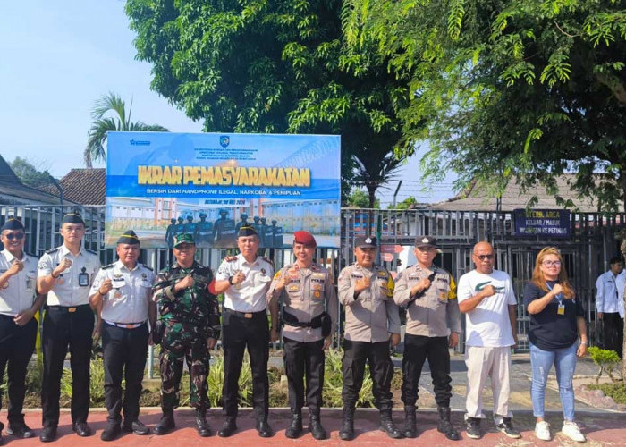 Perangi HALINAR! Petugas Rutan Baturaja Ucapkan Ikrar Setia Bersih dari HP Ilegal dan Narkoba