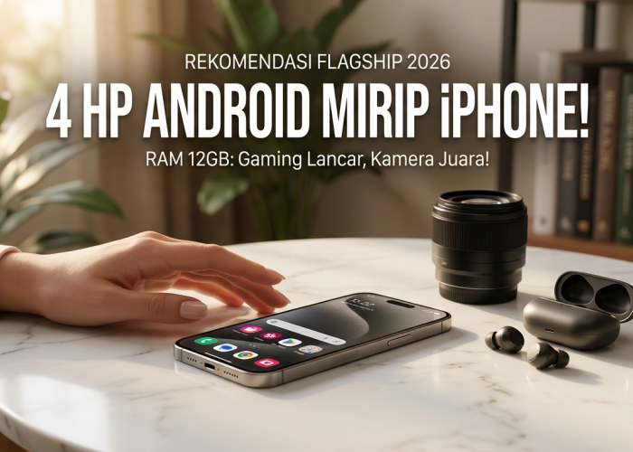 Desain Mewah Ala iPhone, Performa Gahar Android! 4 HP RAM 12 GB Ini Layak Jadi Incaran 2026
