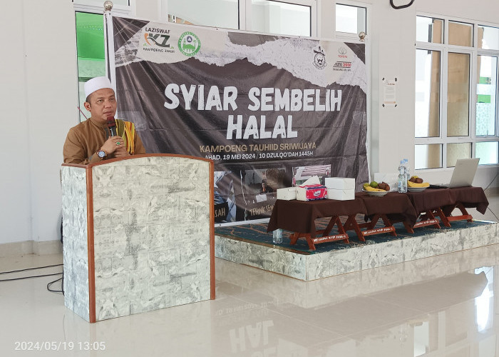 DPW Juleha Sumsel Beri Pelatihan Sembelih Halal di Kampoeng Tauhiid Sriwijaya, Antusias Liat Sapi Dirobohkan 