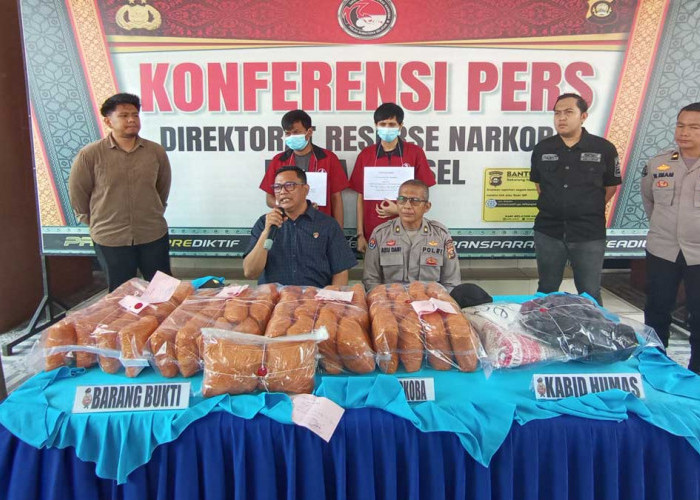 50Kg Paket Sabu Digagalkan, Polda Sumsel Amankan 2 Tersangka Hasil Pengembangan Kasus di Lubuklinggau