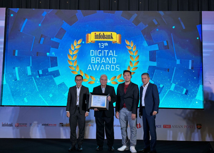 Bank Sumsel Babel Syariah Raih Penghargaan Infobank Digital Brand of The Year 2024