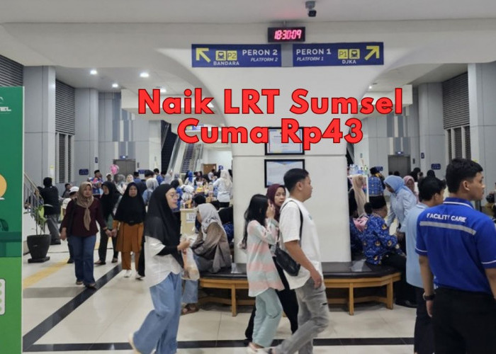 Gak Pakai Mahal! Mulai Hari Ini Naik LRT Sumsel Cuma Rp43, Bisa Masuk ke Pusat Kuliner & Hiburan Digital!
