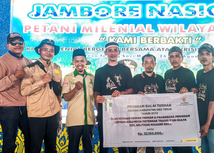 Baznas Kabupaten OKU Timur Launching Program Balai Ternak