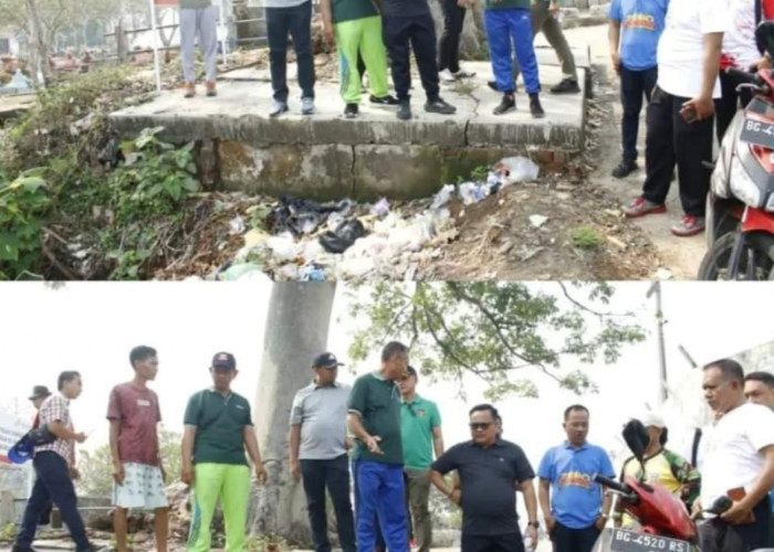 Pj Wali Kota Lubuklinggau Pantau Tempat Pembuangan Sampah di Daerah Aliran Sungai, Inilah Penampakannya