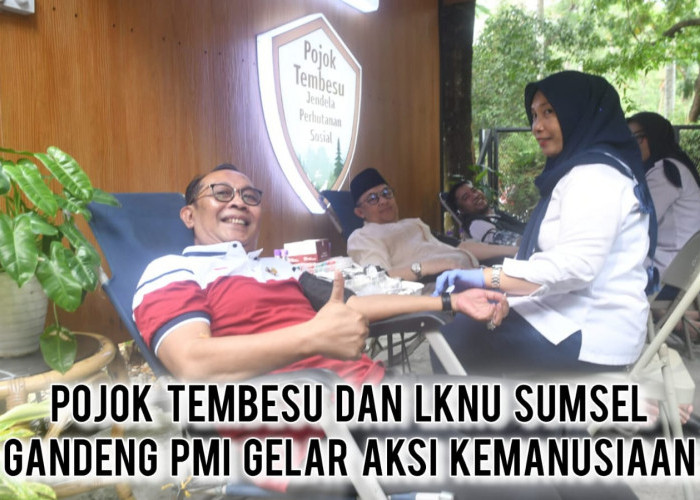 Rayakan HUT ke-81 RI, LKNU Sumsel dan Pojok Tembesu Gelar Donor Darah dan Cek Kesehatan Gratis di Palembang
