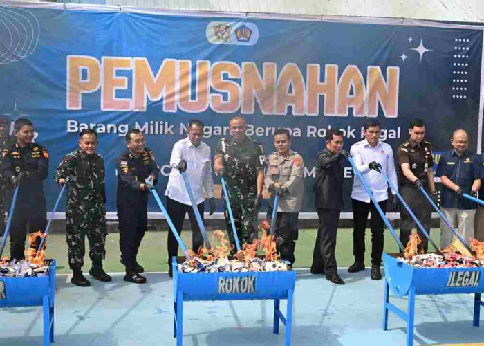 22,2 Juta Batang Rokok Ilegal Dimusnahkan di Aceh, Nilainya Tembus Rp43 Miliar