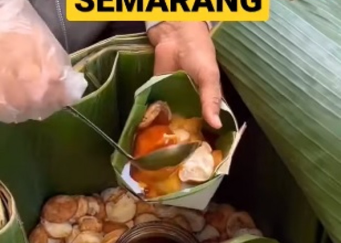 Jajanan Viral! Belinya Pake Nomor Antrian Bubur Serabi di Semarang