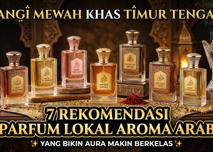 Wangi Mewah Khas Timur Tengah! 7 Rekomendasi Parfum Lokal Aroma Arab yang Bikin Aura Makin Berkelas