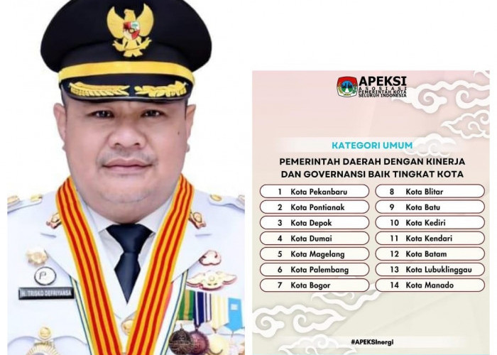 Lubuklinggau Raih Penghargaan Anugerah Pandu Negeri 2024 Sebagai Pemkot Dengan Kinerja dan Governansi Baik