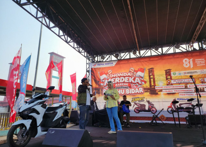 Honda Merdeka Ramaikan Festival Perahu Bidar Palembang, Dukung Pelestarian Budaya Lokal