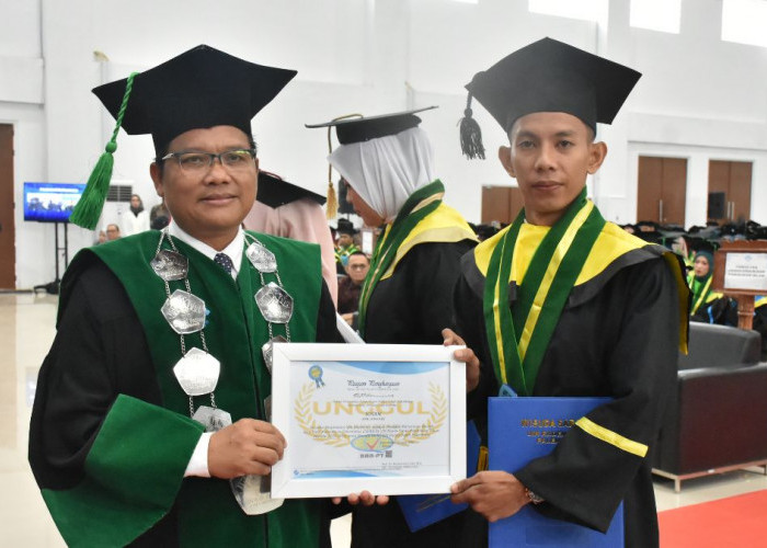 Ada yang Baru di Wisuda UIN Raden Fatah, Mantan Presiden Mahasiswa Dinobatkan Sarjana Berprestasi Non Akademik