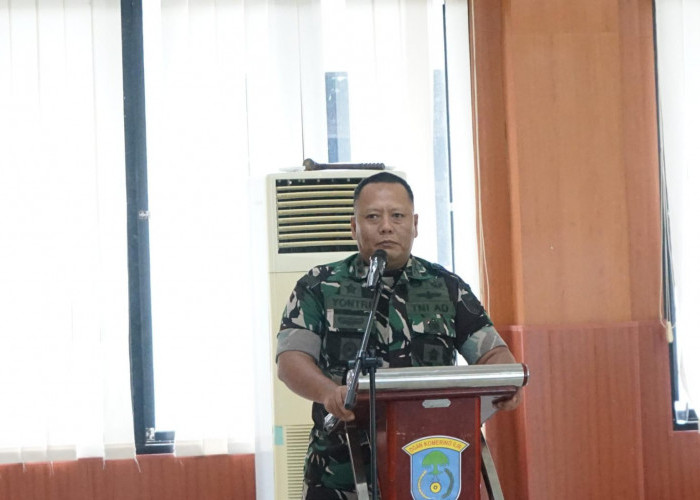Rapat Koordinasi OPLA Cetak Sawah Rakyat dan Sosialisasi Brigade Pangan, Dandim 0402/OKI Sampaikan Pesan Ini