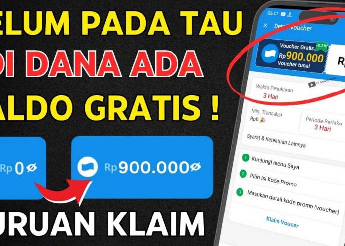 Event Terbatas! Dapatkan Bonus Saldo DANA Rp146.000 Secara Gratis dan Legal, Begini Langkah-Langkahnya