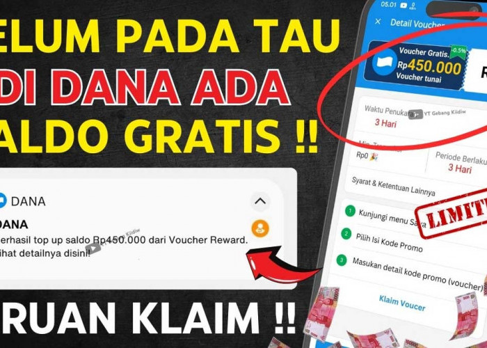 Terbukti Raup Cuan Anti Ribet! Tinggal Baca Dapat Saldo DANA Gratis Rp370.000, Gini Triknya