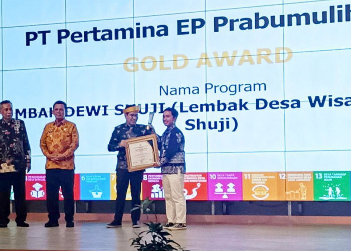 Pertamina EP Prabumulih Field Raih Penghargaan Emas di Ajang CSR & PDB Awards 2023