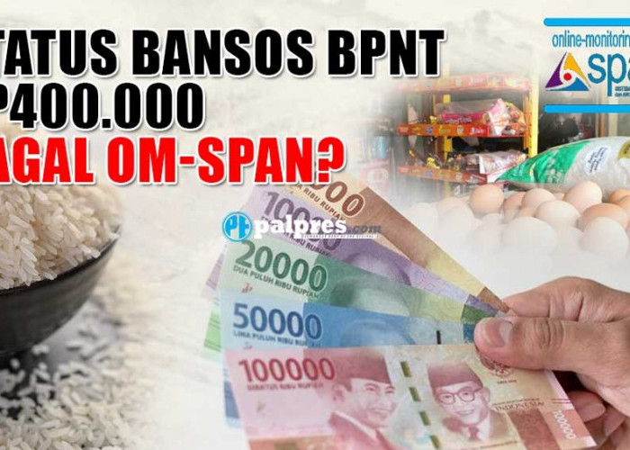 Penyaluran Bansos BPNT Rp400.000 Lewat Rekening Gagal OM SPAN, Begini Solusinya 