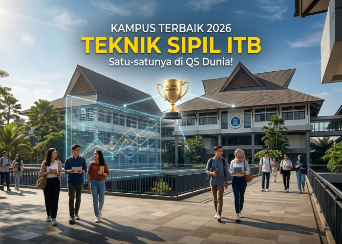 Banggakan Indonesia! ITB Jadi Kampus Teknik Sipil Terbaik di Dunia Versi QS WUR by Subject 2026