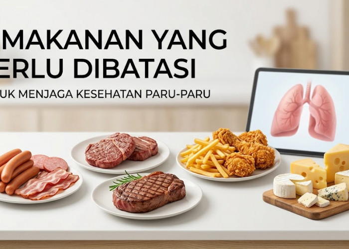 Wajib Tahu! 4 Jenis Makanan Ini Sebaiknya Dibatasi Demi Menjaga Kesehatan Paru-Paru dan Pernapasan