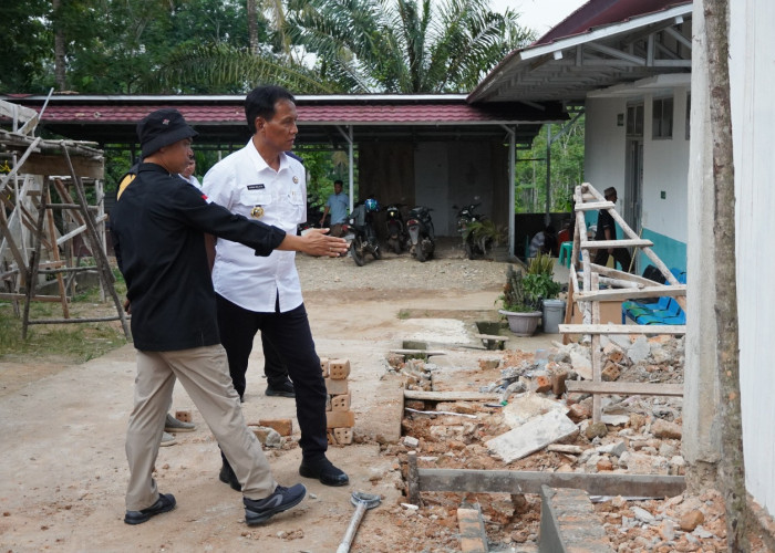 Pj Bupati OKI Cek Progres Pembangunan Faskes dan Sekolah, Akhir Tahun Harus Tuntas