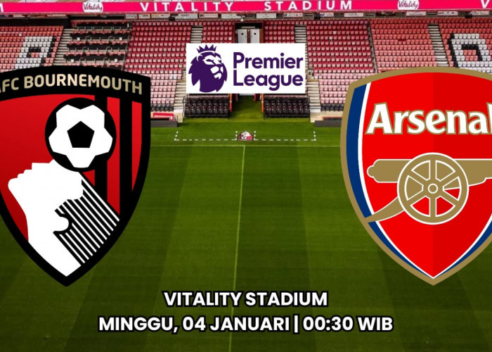 Susunan Pemain Bournemouth vs Arsenal Laga Tahun Baru 2026 Sang Pemimpin Klasemen di Kandang Lawan