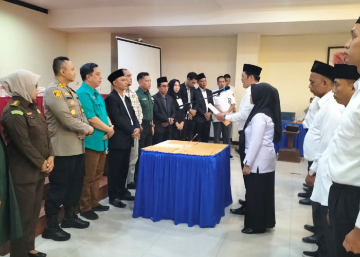 40 Panitia Pemilihan Kecamatan Dilantik, yuk Simak Pesan Ketua KPU Lubuklinggau