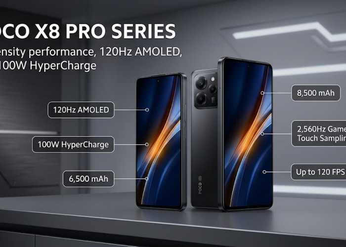 HP Gaming Monster! Poco X8 Pro dan X8 Pro Max Resmi Rilis, Bawa Baterai 8.500 mAh dan Dimensity Seri Atas