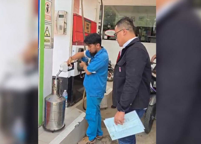 SPBU Diduga Curang, Pertamina Patra Niaga Sumbagsel Lakukan Pengujian Nozzle Produk Pertalite 