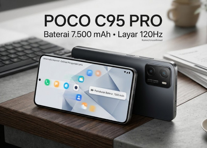 Nggak Perlu Bolak-balik Cas! Intip Bocoran Spesifikasi HP Murah Poco C95 Pro Berfitur Fast Charging 45W
