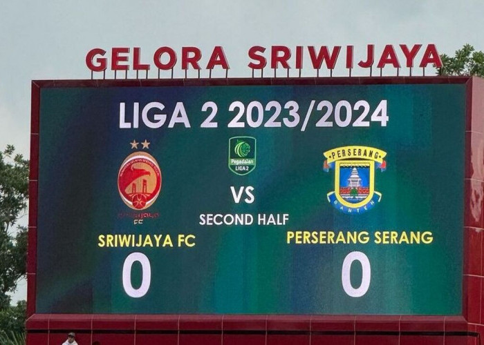 Sriwijaya FC vs Perserang Serang, Skor Akhir 0-0, Laskar Sangkuriang Menelan Turun Kasta