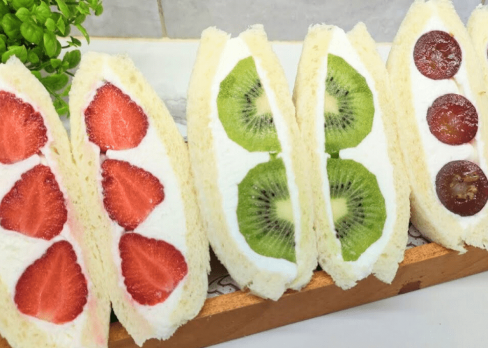 Sandwich Buah Ala Jepang, Begini Cara Membuat Fruit Sando, Fluffy dan Creamy Bikin Nagih!