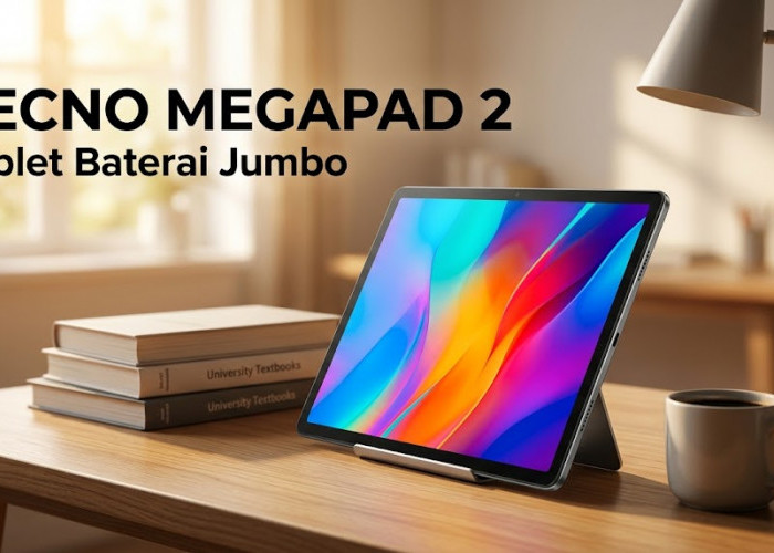 Segera Meluncur di Indonesia: Intip Spesifikasi TECNO Megapad 2 Bawa Layar 2.5K dan Baterai Jumbo 8.200 mAh