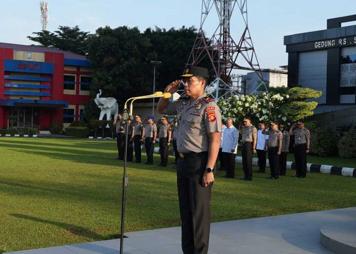Wakapolda Sumsel Brigjen Pol Rony Samtana Pimpin Apel Perdana, Ini Pesan Tegasnya!