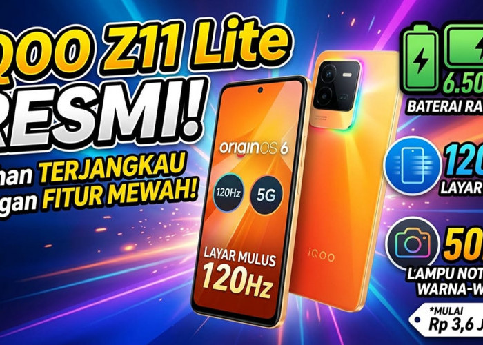 Bikin Ketagihan Streaming Seharian! HP Baterai Monster 6.500 mAh Ini Punya Fitur Lampu Notifikasi Unik
