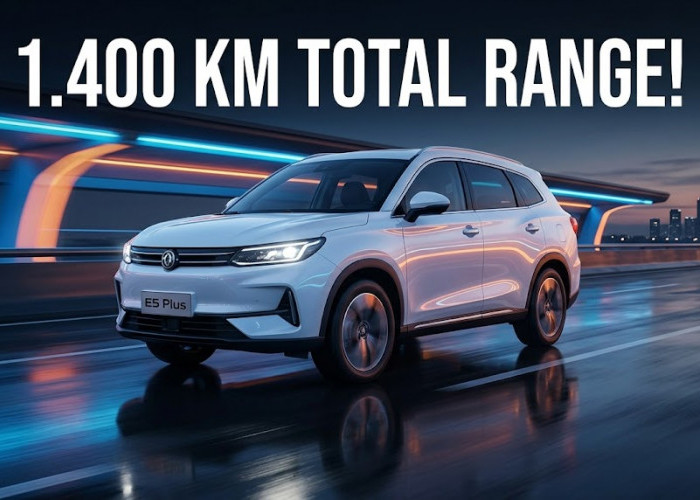 Tembus Jarak 1.400 Km Sekali Jalan, SUV PHEV Lokal DFSK E5 Plus Siap Guncang Pameran GIIAS 2026