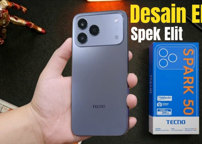 Bongkar Spesifikasi Tecno Spark 50! Desain Premium Harga Sejutaan, Fix Jadi Raja Baru Kelas Entry Level