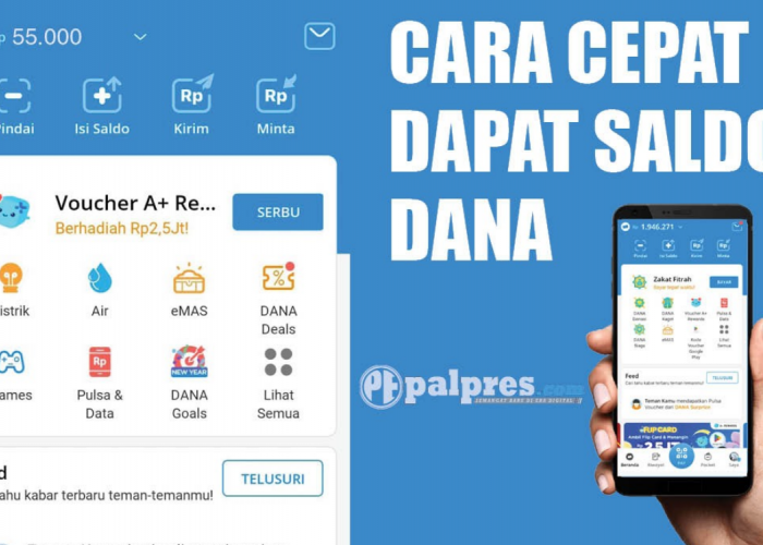 Saldo DANA Rp50.000 Masuk Dompet Digital Tiap Hari, Begini Caranya 