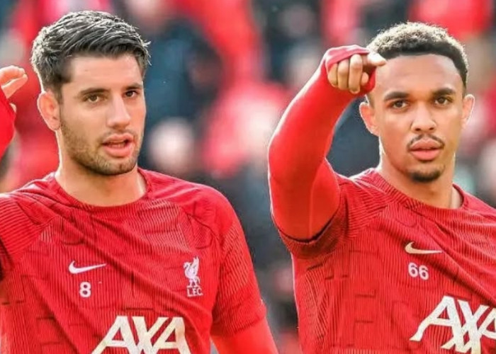 Dominik Szoboszlai Teriakan Nama Trent Alexander-Arnold Usai Cetak Gol Tendangan Bebas