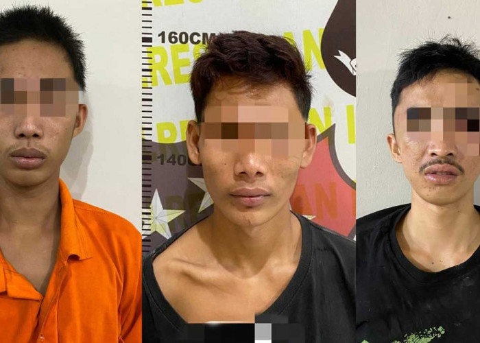 Terancam 9 Tahun Penjara! Ini Wajah 3 Begal Sadis Jalintim Palembang-Indralaya yang Berhasil Diringkus