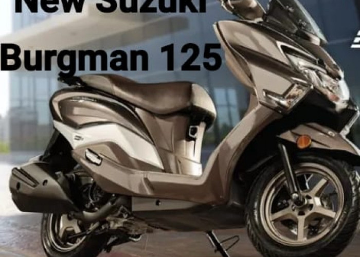 Motornya Sejuta Umat, Yuk Intip Spesifikasi New Suzuki Burgman 125 Dek Rata